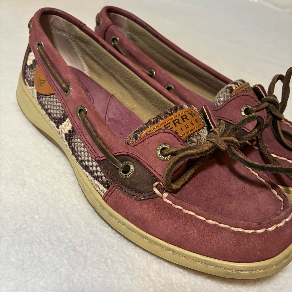 Sperry Angelfish Purple Boat Shoe